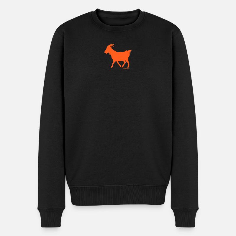 Bouc émissaire bouc émissaire orange - Pull Premium bio Homme - noir