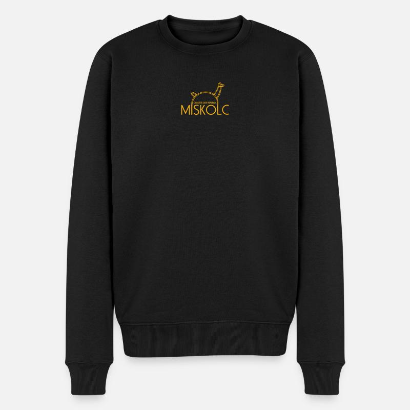 Miskolc játszótér Animal - Männer Premium Bio Pullover - Schwarz