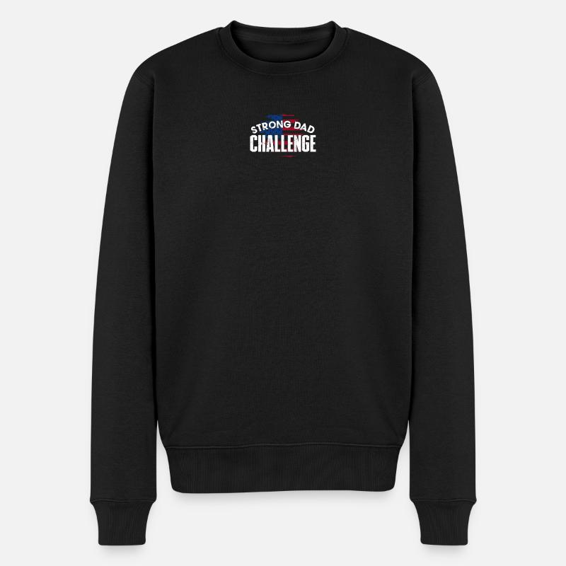 Défi de papa fort - Pull Premium bio Homme - noir