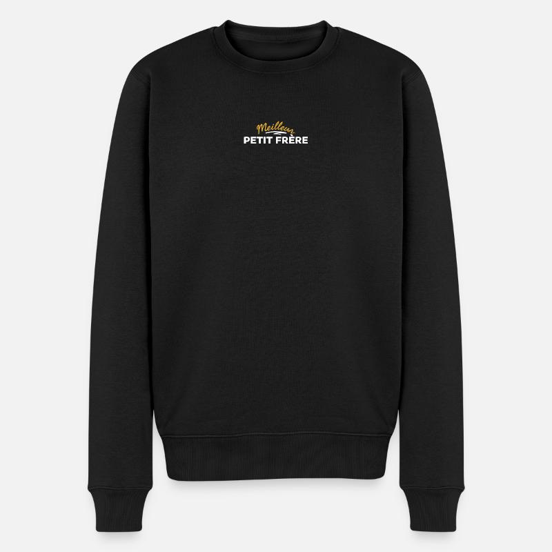 Cousin brother with vibrant patterns - Men's Premium Organic Jumper - black