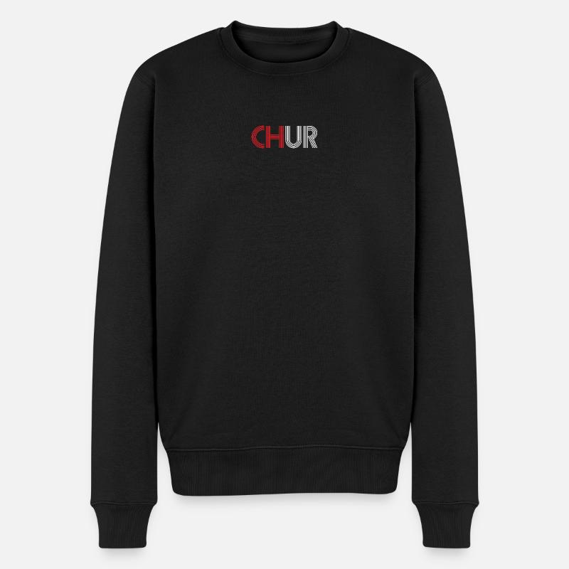 CHUR - Pull Premium bio Homme - noir