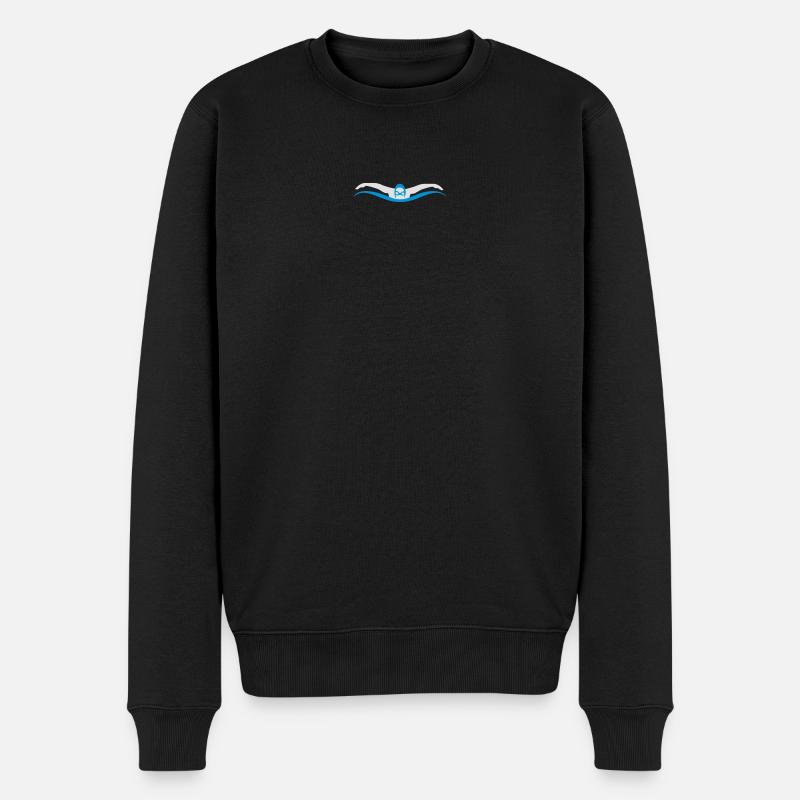 nage - Pull Premium bio Homme - noir