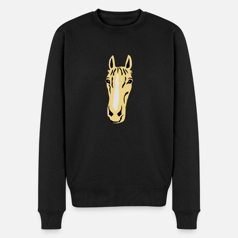 Cheval - Pull Premium bio Homme - noir