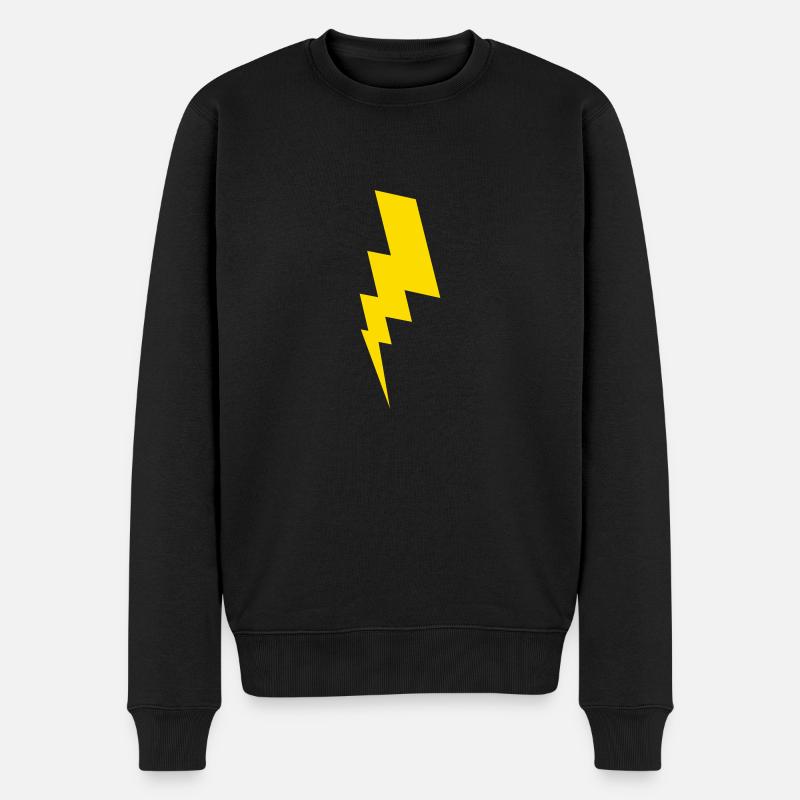 éclair - Pull Premium bio Homme - noir
