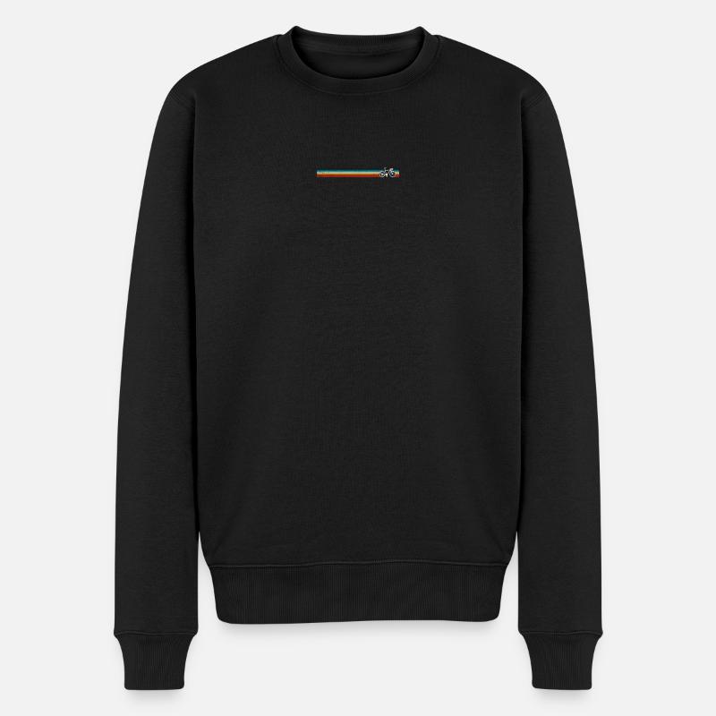 Warten auf Designbild - Männer Premium Bio Pullover - Schwarz
