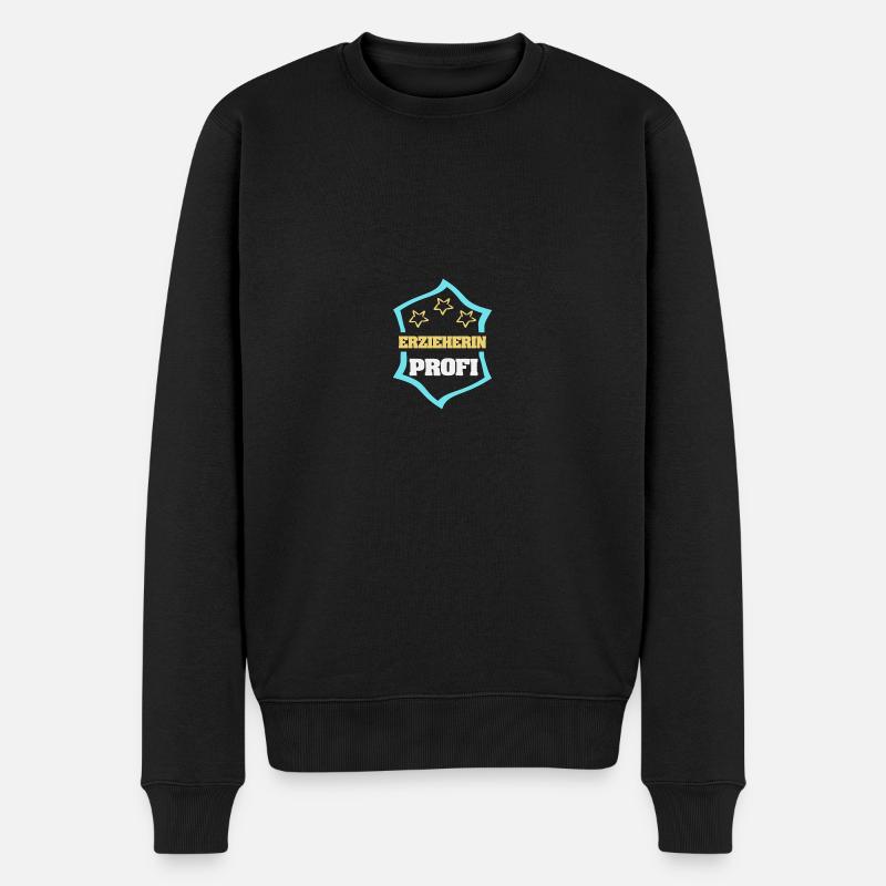 Profession : Enseignante de maternelle - Pull Premium bio Homme - noir