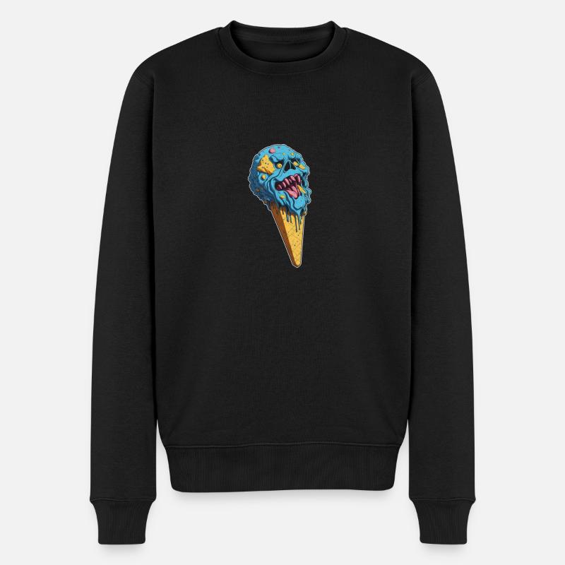 Crème glacée Trippy - Pull Premium bio Homme - noir