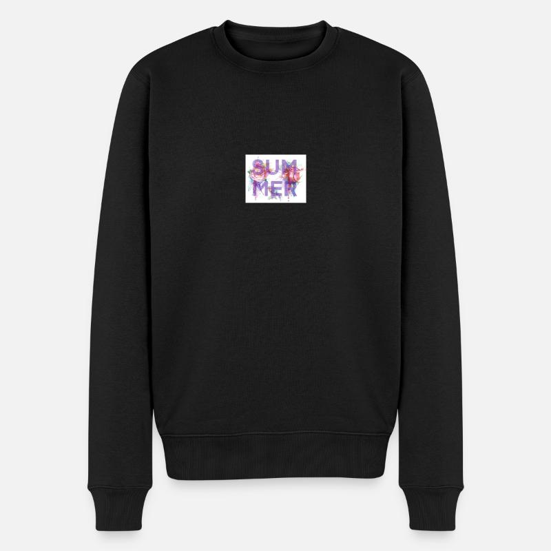 Endless Summer - Männer Premium Bio Pullover - Schwarz