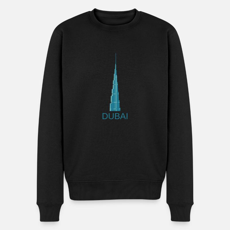 Dubai - Männer Premium Bio Pullover - Schwarz