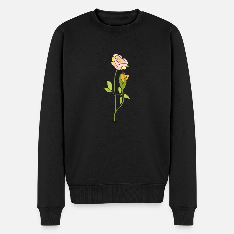Rose - Pull Premium bio Homme - noir