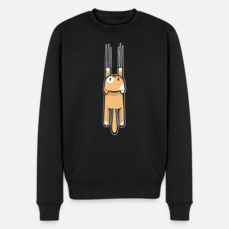 Chat qui gratte - Pull Premium bio Homme - noir