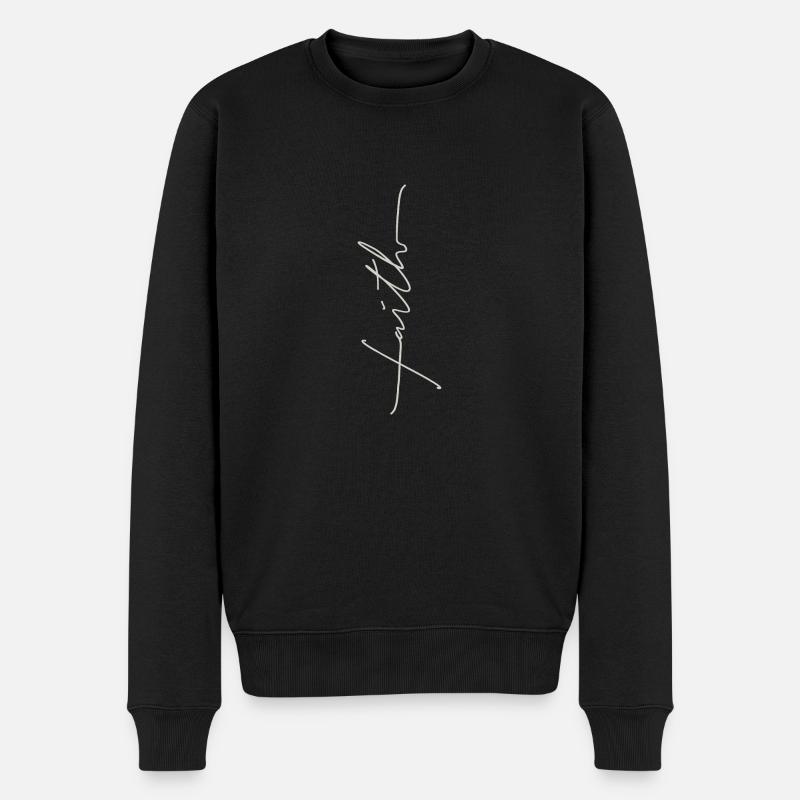 Foi - Pull Premium bio Homme - noir