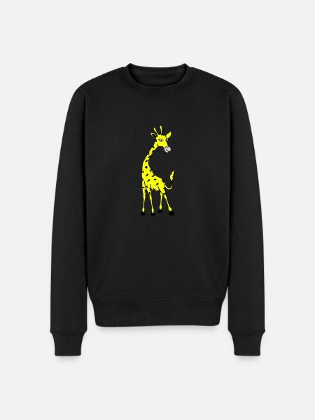 Giraffe 02 - Men's Premium Organic Jumper - black