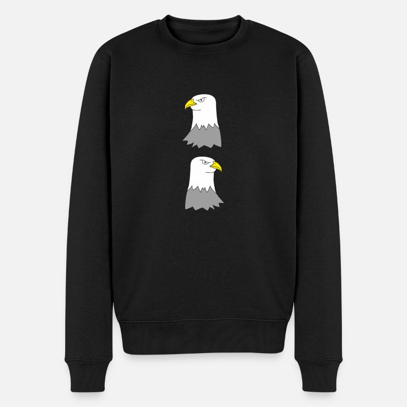 Deux aigles - Pull Premium bio Homme - noir