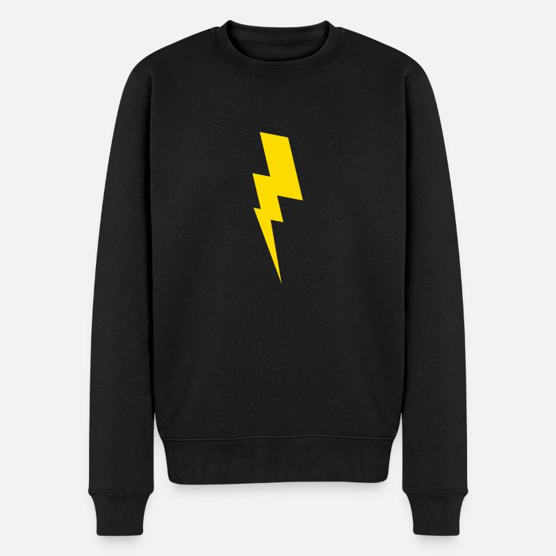 éclair - Pull Premium bio Homme - noir