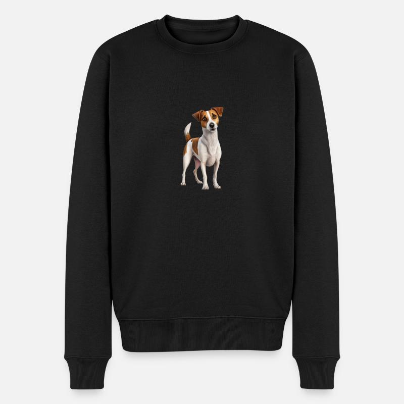 NICE DOG - Men's Premium Organic Jumper - black