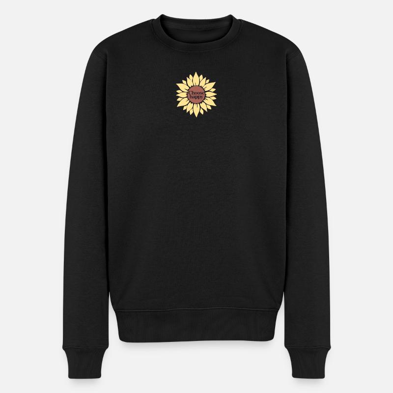 Choisissez Heureux - Pull Premium bio Homme - noir