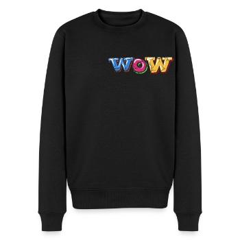 PLEURAGE - Pull Premium bio Homme - noir - Devant - Nico (187cm)