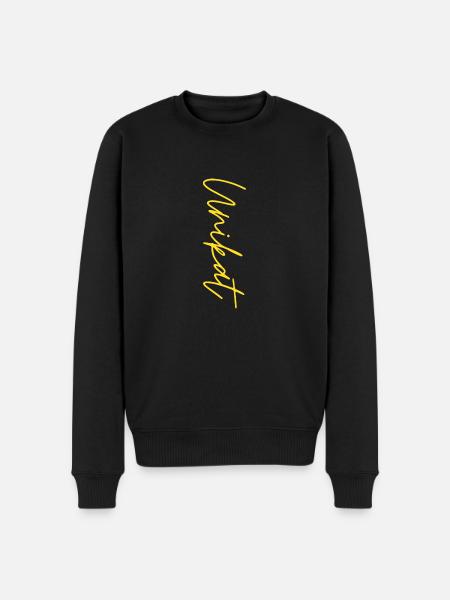 Unikat - Männer Premium Bio Pullover - Schwarz