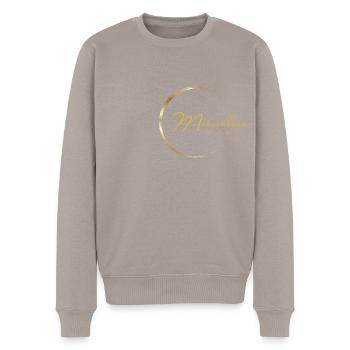 Merveilleux papa - Pull Premium bio Homme - taupe - Devant - Nico (187cm)
