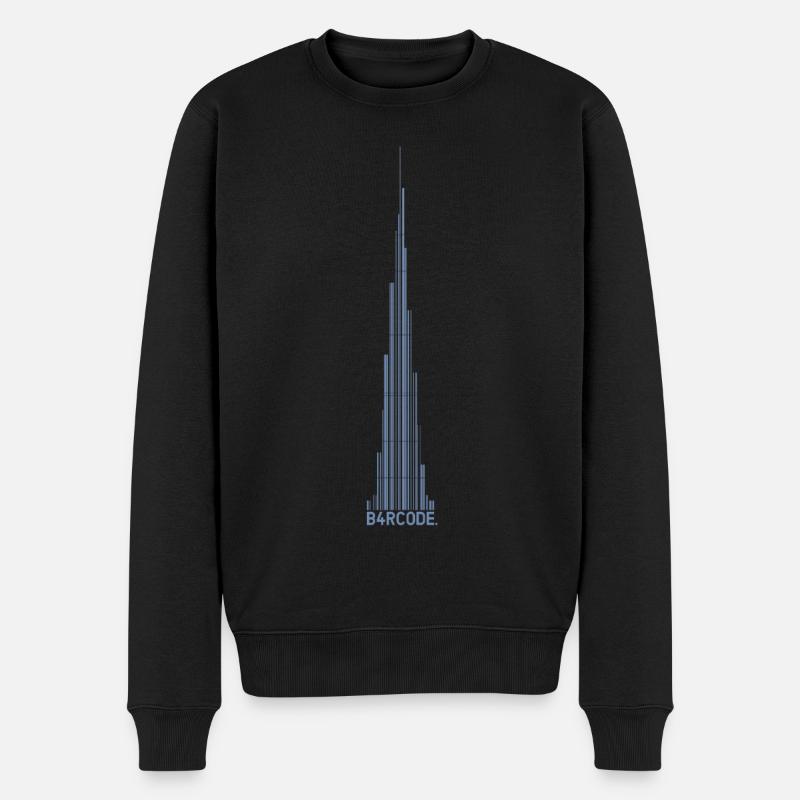 B4RCODE. Dubai - Männer Premium Bio Pullover - Schwarz