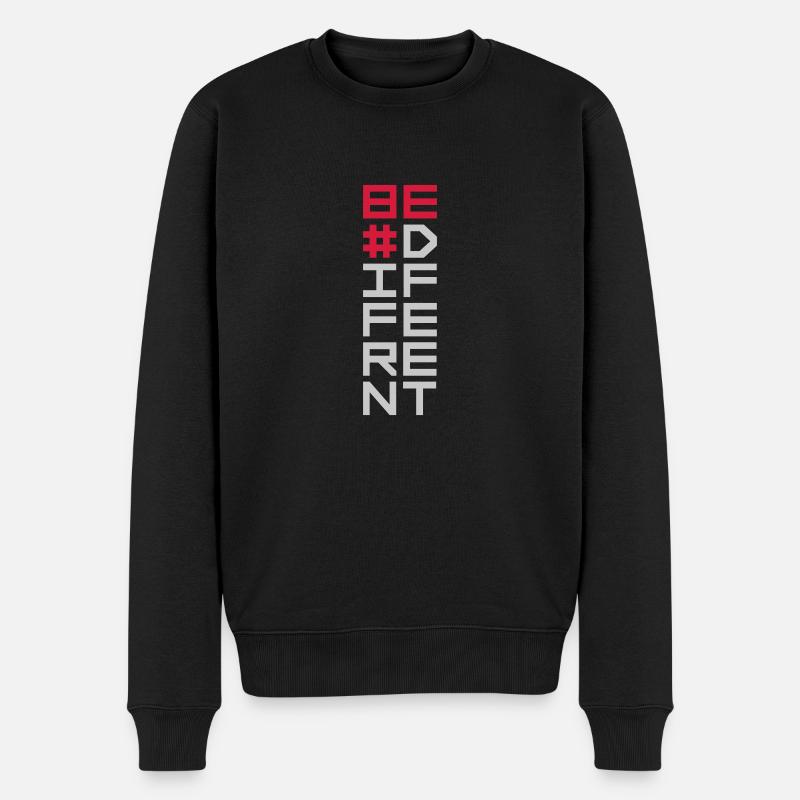 Soyez différent Logo Design - Pull Premium bio Homme - noir