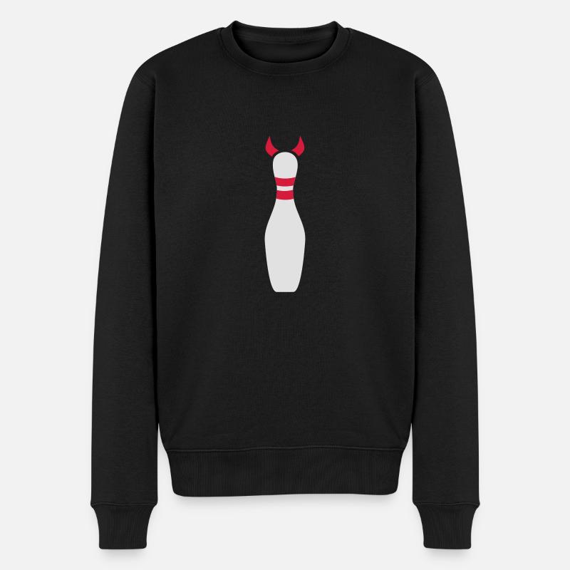 Bowling - Pull Premium bio Homme - noir