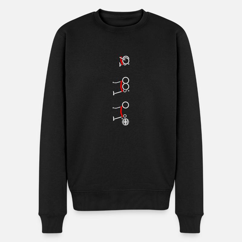 CSB010.1 - Männer Premium Bio Pullover - Schwarz