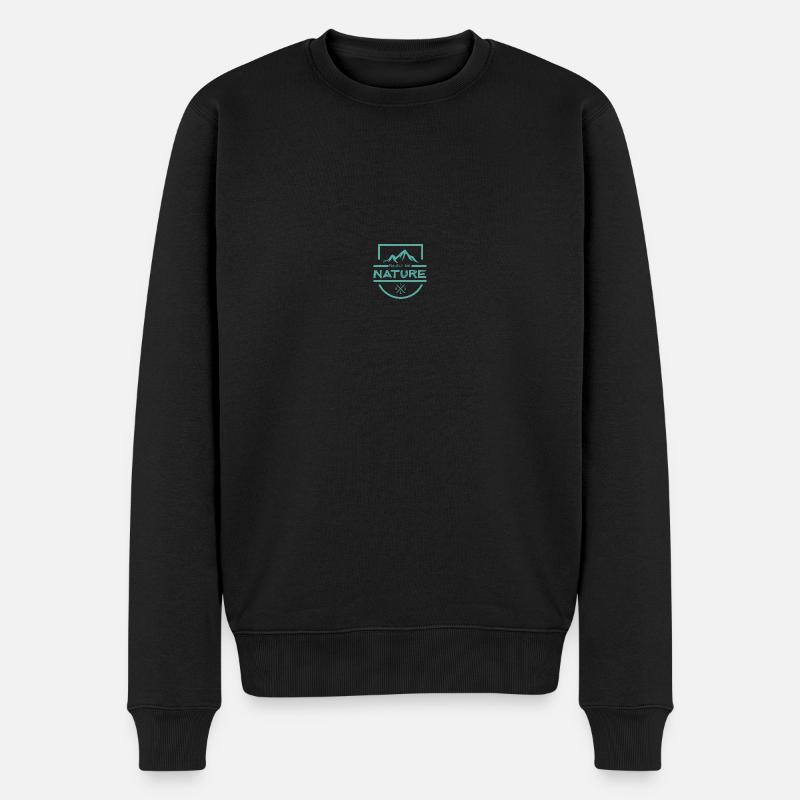 Neulich bei Nature - Mint - Männer Premium Bio Pullover - Schwarz