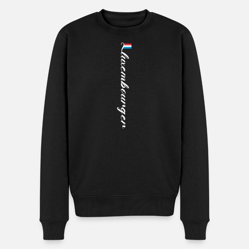 Luxembourg - Pull Premium bio Homme - noir