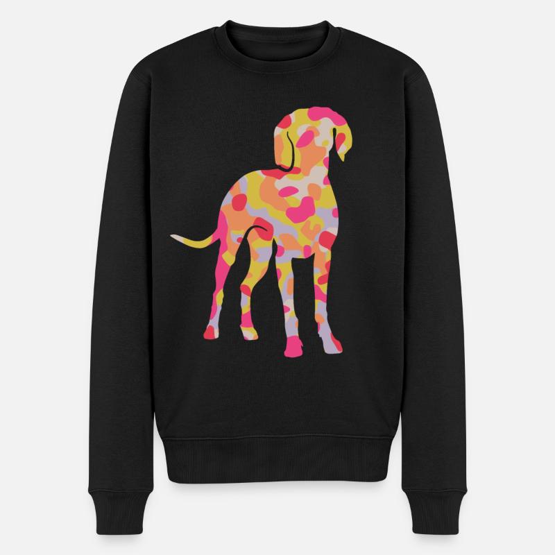 Braque de Weimar Chiens Motif Chien Femme Braque de Weimar - Pull Premium bio Homme - noir
