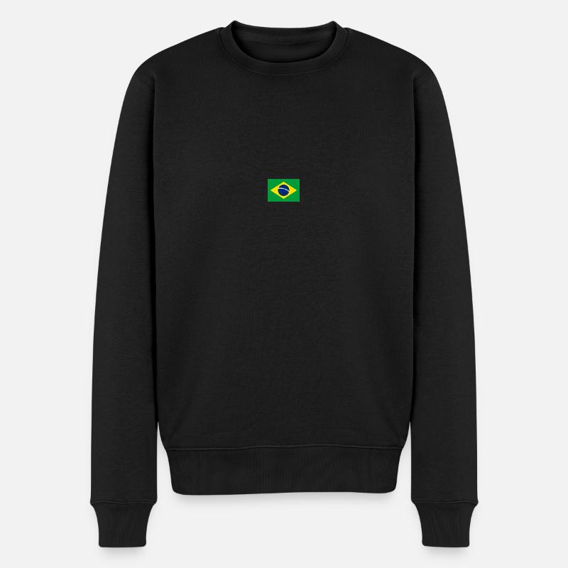 Brazil - Männer Premium Bio Pullover - Schwarz