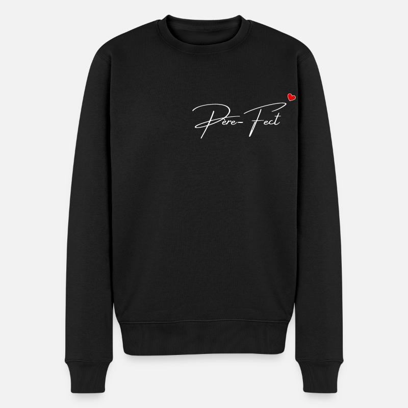 Père-fect - Pull Premium bio Homme - noir