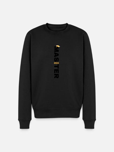 Master 2023 Graduation - Men's Premium Organic Jumper - black