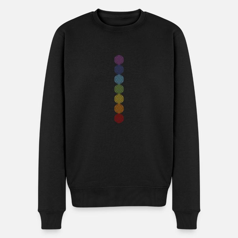 Fleur de vie | Fleur de vie | chakras 1 - Pull Premium bio Homme - noir