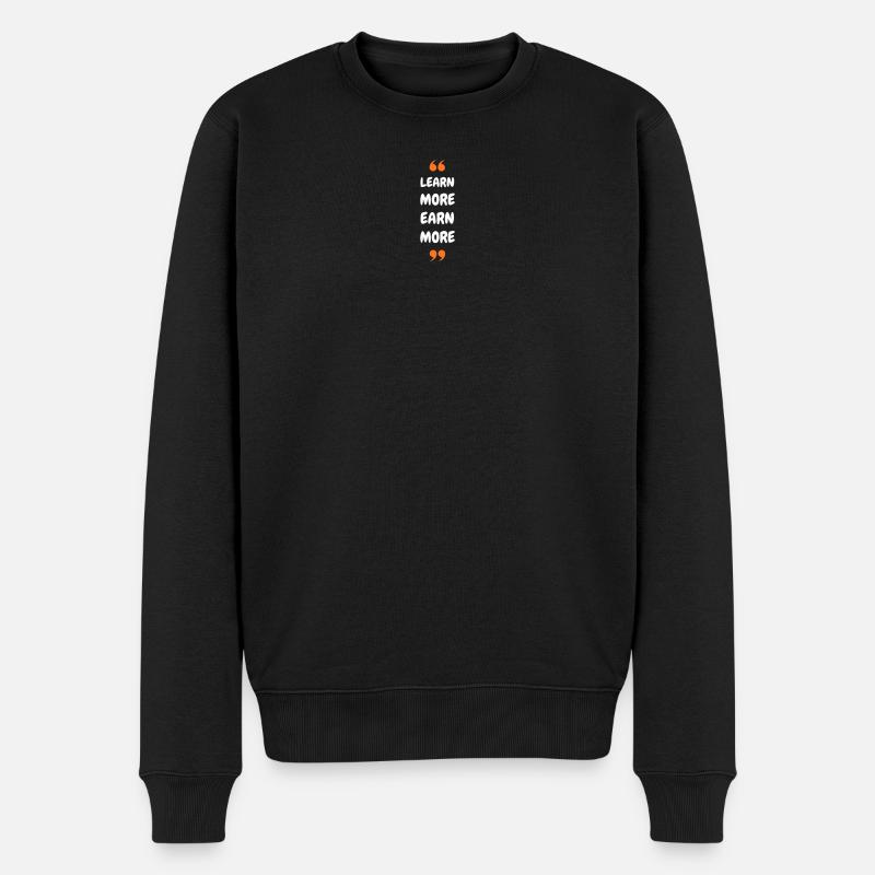 En savoir plus Gagnez plus - Pull Premium bio Homme - noir