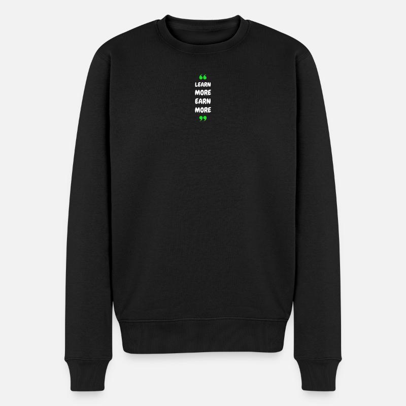 En savoir plus Gagnez plus - Pull Premium bio Homme - noir