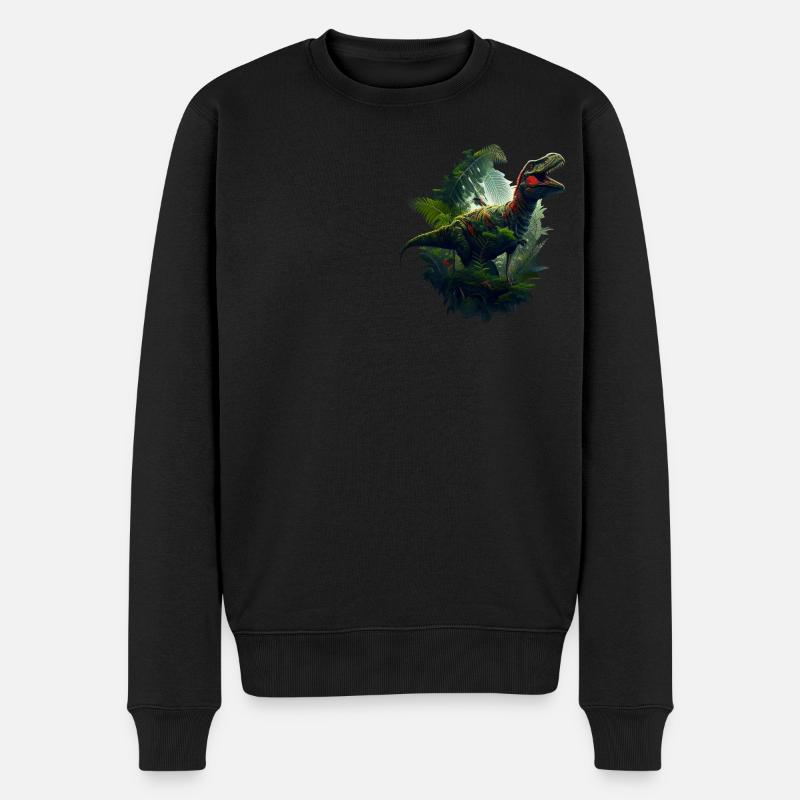 Dinosaure - Pull Premium bio Homme - noir