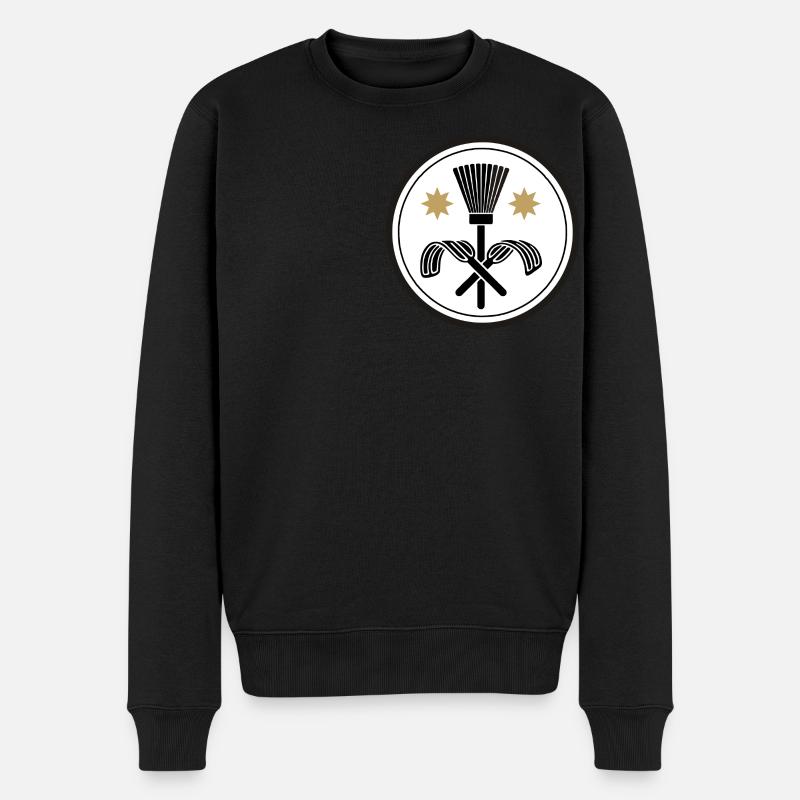 Schornsteinfeger - Männer Premium Bio Pullover - Schwarz