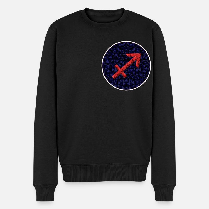 Saggitarius - Pull Premium bio Homme - noir
