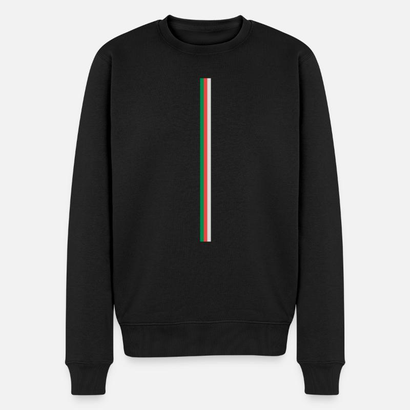 Algerien - Männer Premium Bio Pullover - Schwarz