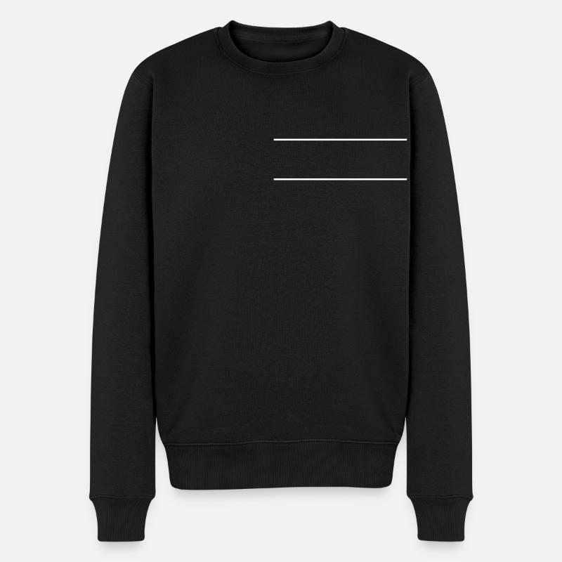 Forme des traits - Pull Premium bio Homme - noir