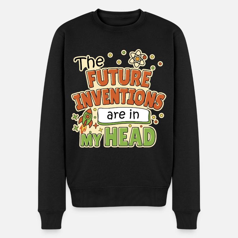 Inventions futures - Pull Premium bio Homme - noir