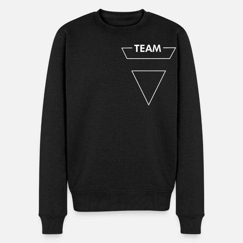 Logo d’équipe à concevoir vous-même - Pull Premium bio Homme - noir