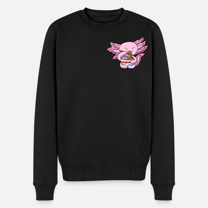 Axolotl Newt - Pull Premium bio Homme - noir