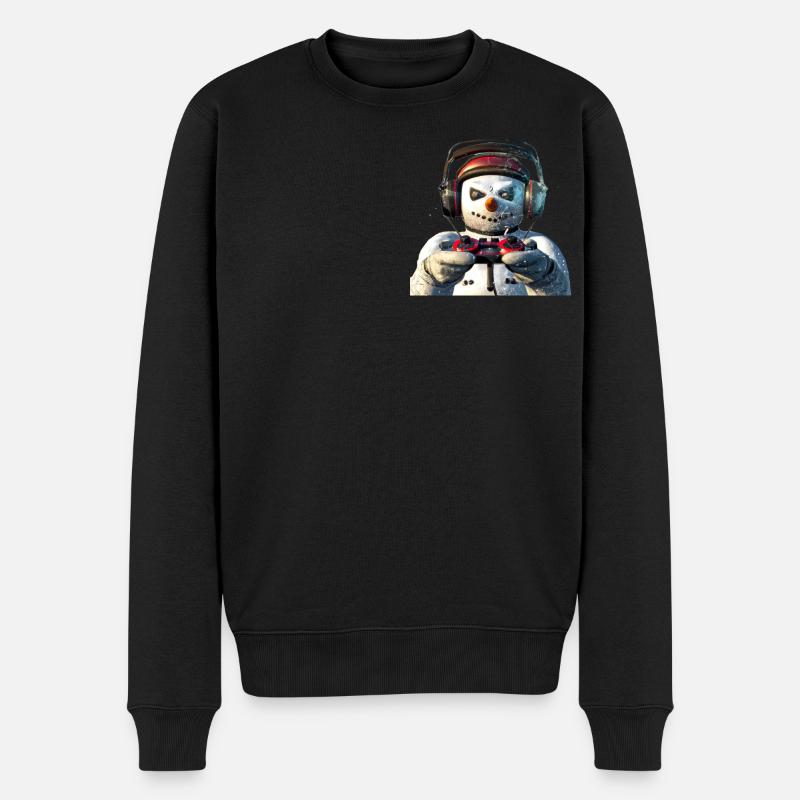 Manette de jeu Snowman - Pull Premium bio Homme - noir