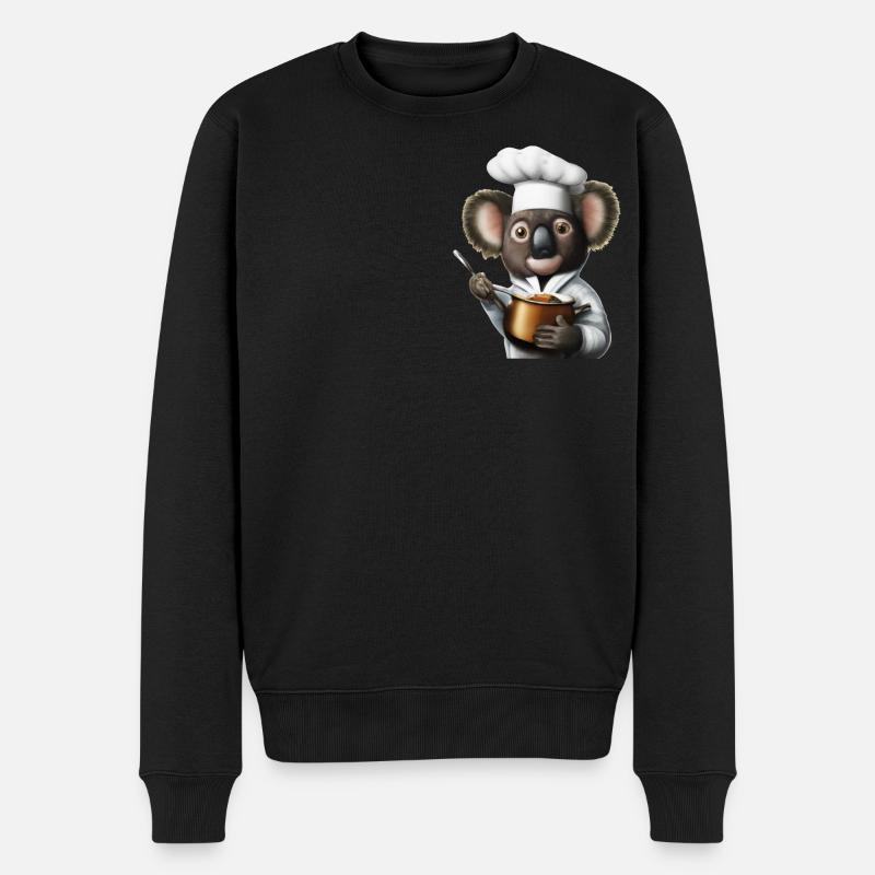 Chef Koala - Pull Premium bio Homme - noir