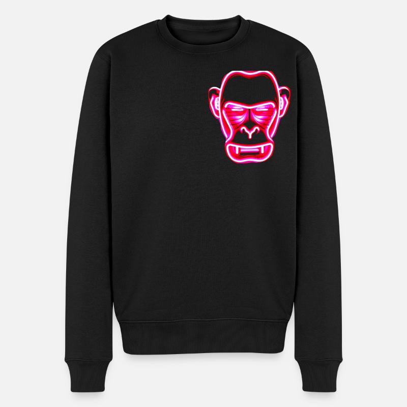 Jeu de singe - Pull Premium bio Homme - noir