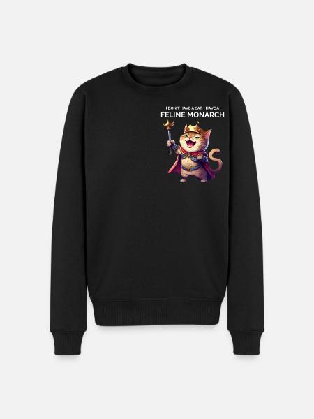 Pet Owner Cat Lover - Men's Premium Organic Jumper - black