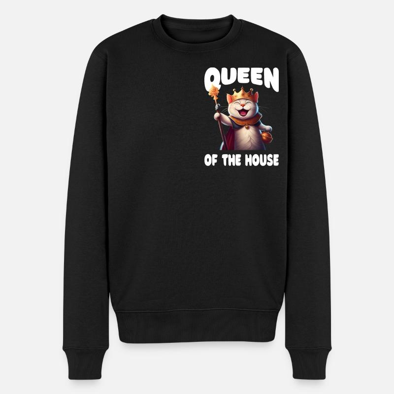 Fier propriétaire de chat - Pull Premium bio Homme - noir